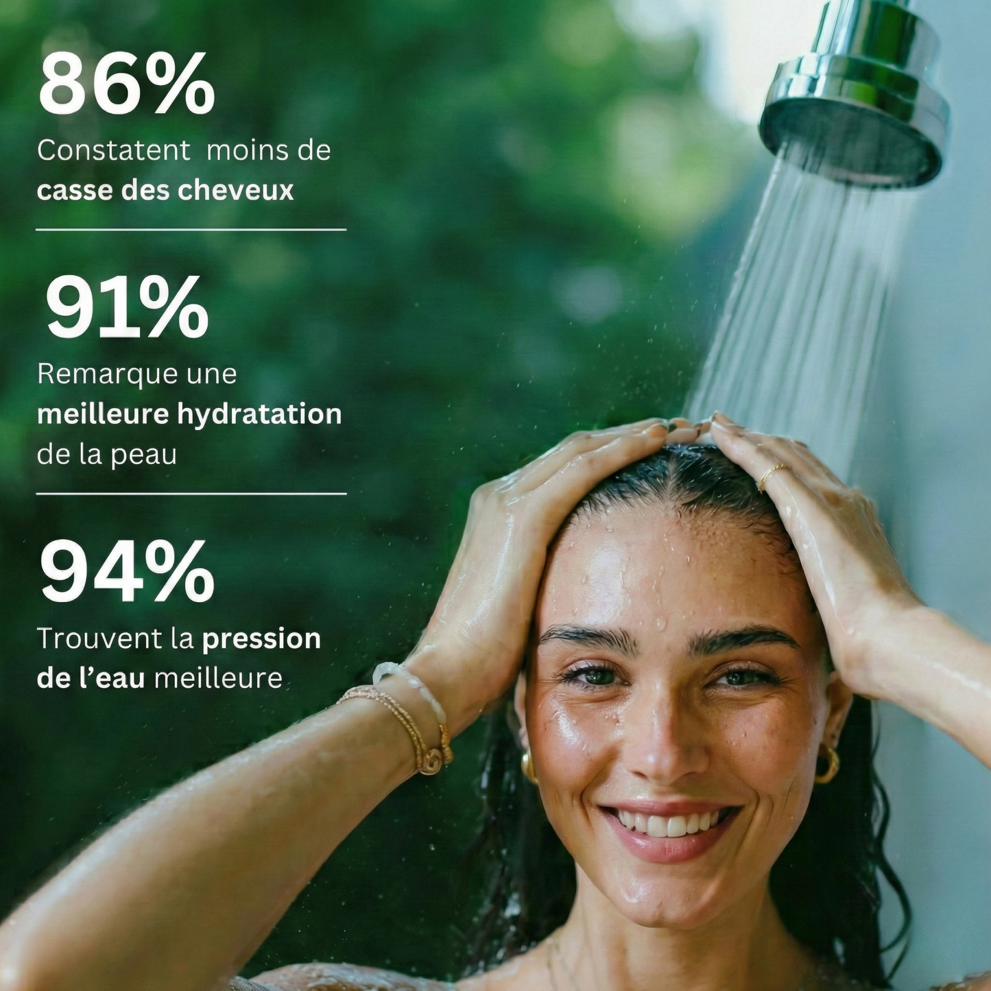 Pommeau de douche filtrant