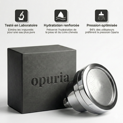 Pommeau de douche filtrant